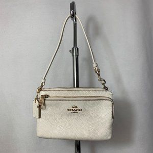 COACH Double Zip Convertible Wristlet Handbag